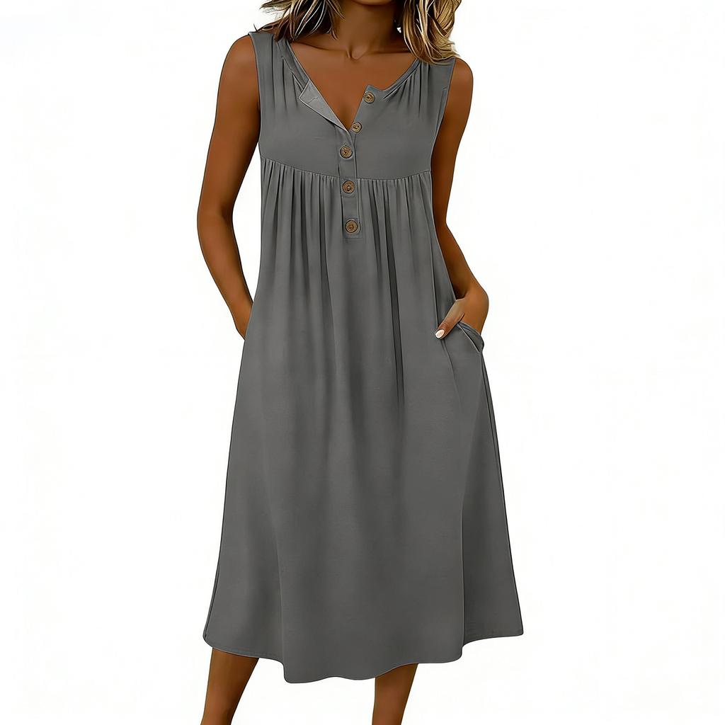 Dámské módní volné -barevné ležérní šaty