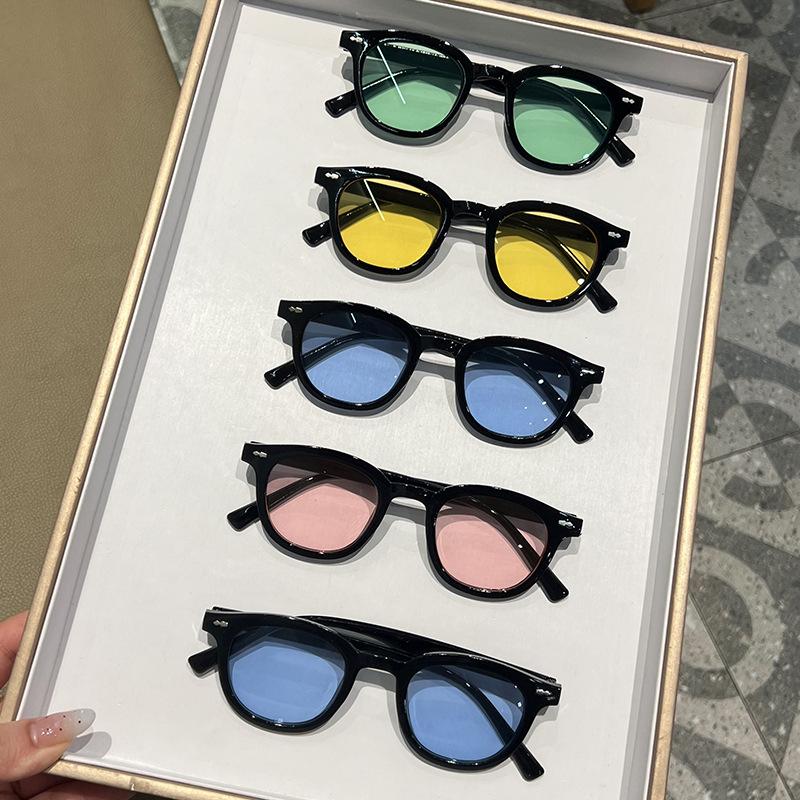 New Cool Small Frame Square Sunglasses Fashion Women'S Oval Eyeglasses Men'S Outdoor Driving Glasses Uv400 Eyewear