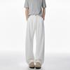 American Drape White Ice Silk Pants Men's and Women's Summer Thin Cleanfit Straight-leg Pants Wide-leg Casual Floor Pants