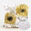 Modern Style Waterproof Polyester Cushion Case With Floral Design For Sofa Use