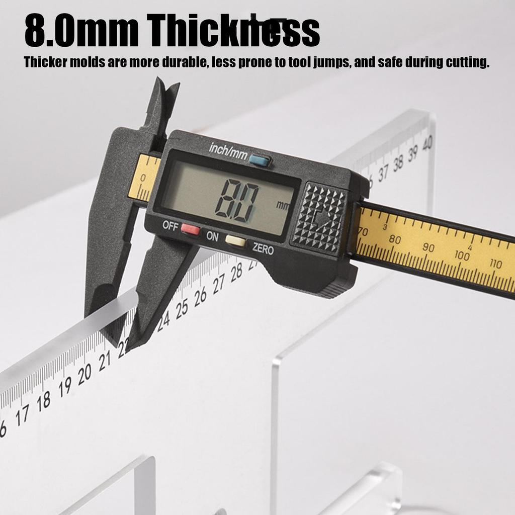 Precise Slotting Mold Adjustable Cabinet Door Woodworking Auxiliary Tool For Professional Cabinet Makers Furniture Manufacturing