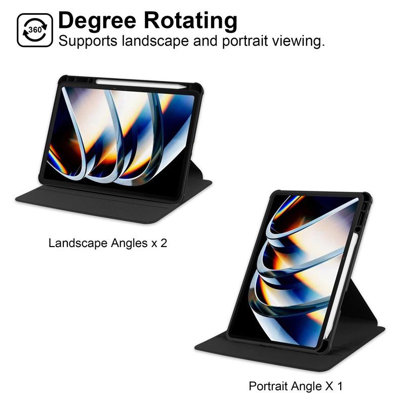 Infinix XPad20 Tablet Case: 11" Acrylic Rotating Pen Protective Cover