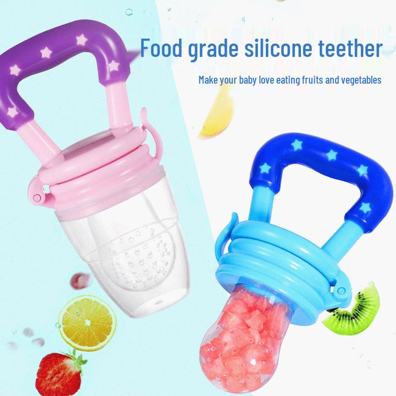 Silicone Baby Teether and Fruit Feeder