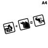 1pc Car Sticker Don't Touch My Car Creative Funny Reflective Car Decoration Stickers Car Window Accessories Car Body Decal