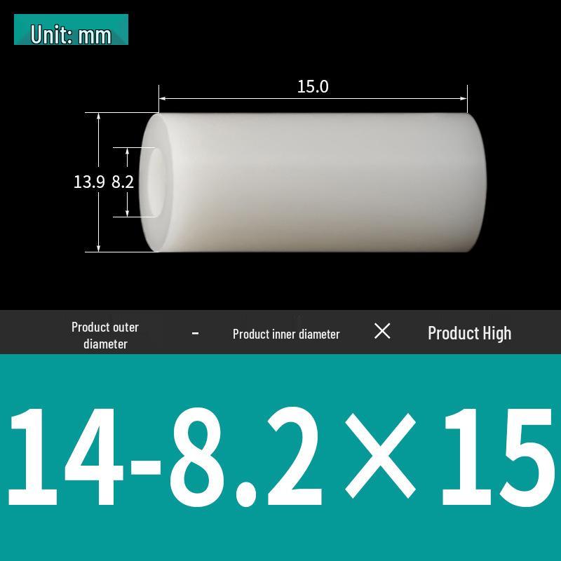 ABS Hollow Insulating Pillar with M8 Inner Diameter Washer