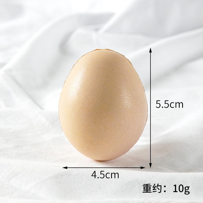 10 Stück Falsche Eier PU Elastizität Künstliches Ei Modell DIY Malen Osterei Küchenornamente Fotografie Requisiten Tischdekoration