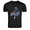 Strong Pitbull Guard Dog Mascot Graphic T-Shirt