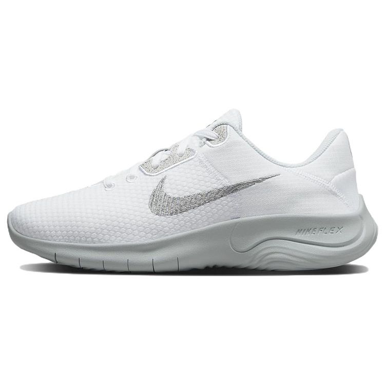 Nike Flex Experience Run 11 Wide White Metallic Silver Women Sneakers Pure-Platinum DH8254-100