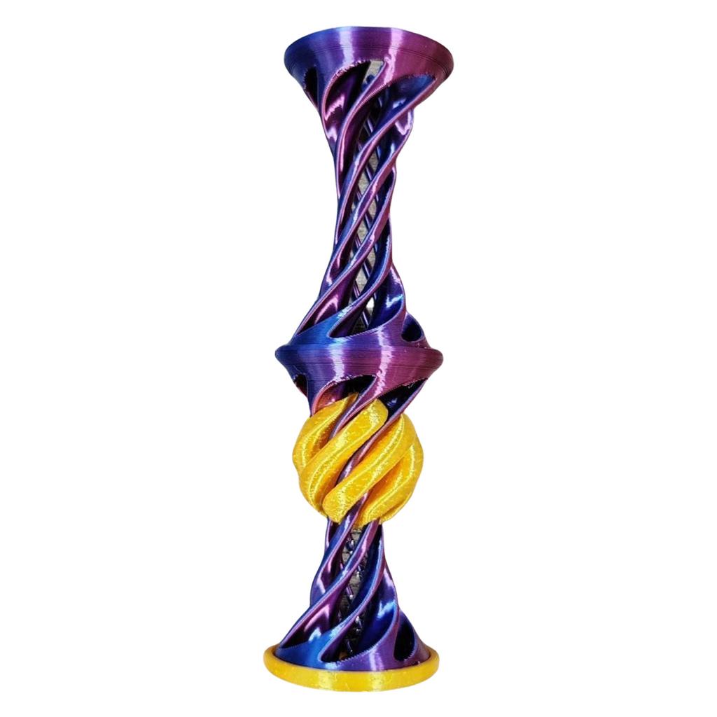 3D Print Spiral Stress Relief Toy Elastic Popping Design For Office Adult and School Student Fun Entertaining Gift