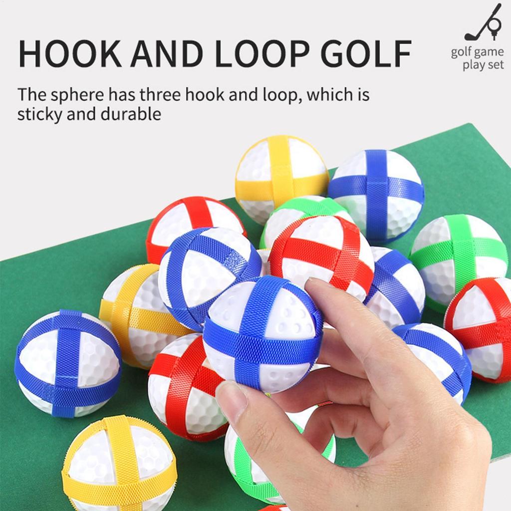 One Set Golf Battle Chipping Game Golf Hitting Mat Sports Activities Putting Practice Toy Swing Training Tool For Home Backyard