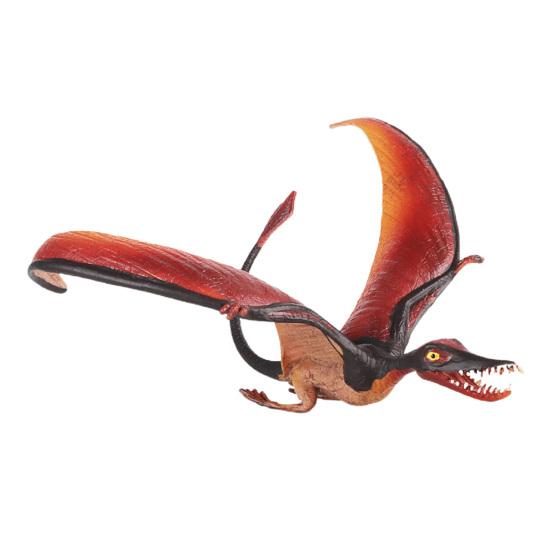 

Фигурка динозавра Четкая текстура Юрский динозавр Птеродактиль Коллекция цельных птерозавров Хорошая детализация Познание животных Украшение Детская игрушка Модель красный