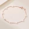 14K gold bracelet chain TL2 pearl