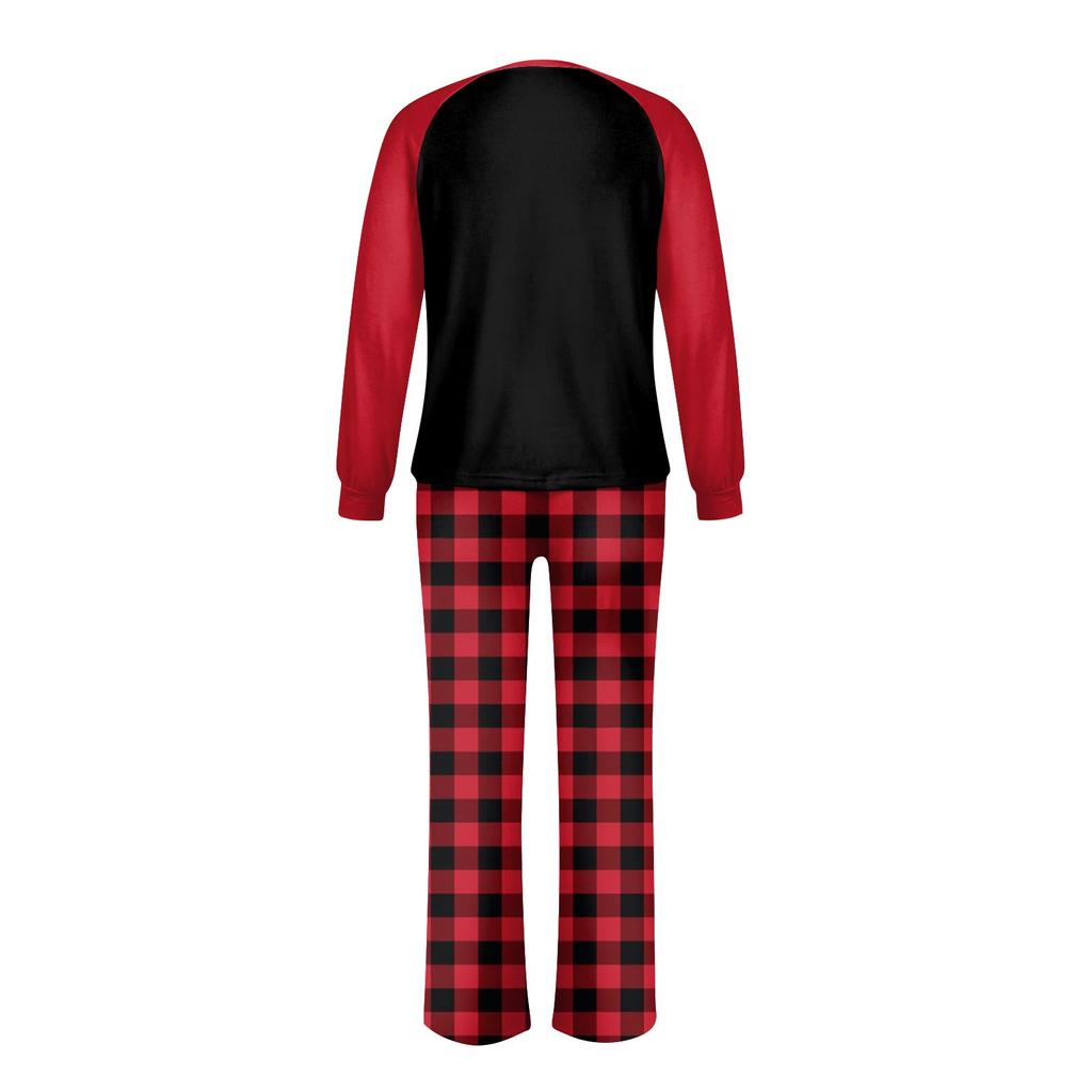 Christmas Prints Family Matching Long Sleeve Tops+Pants Set Family Matching Sets