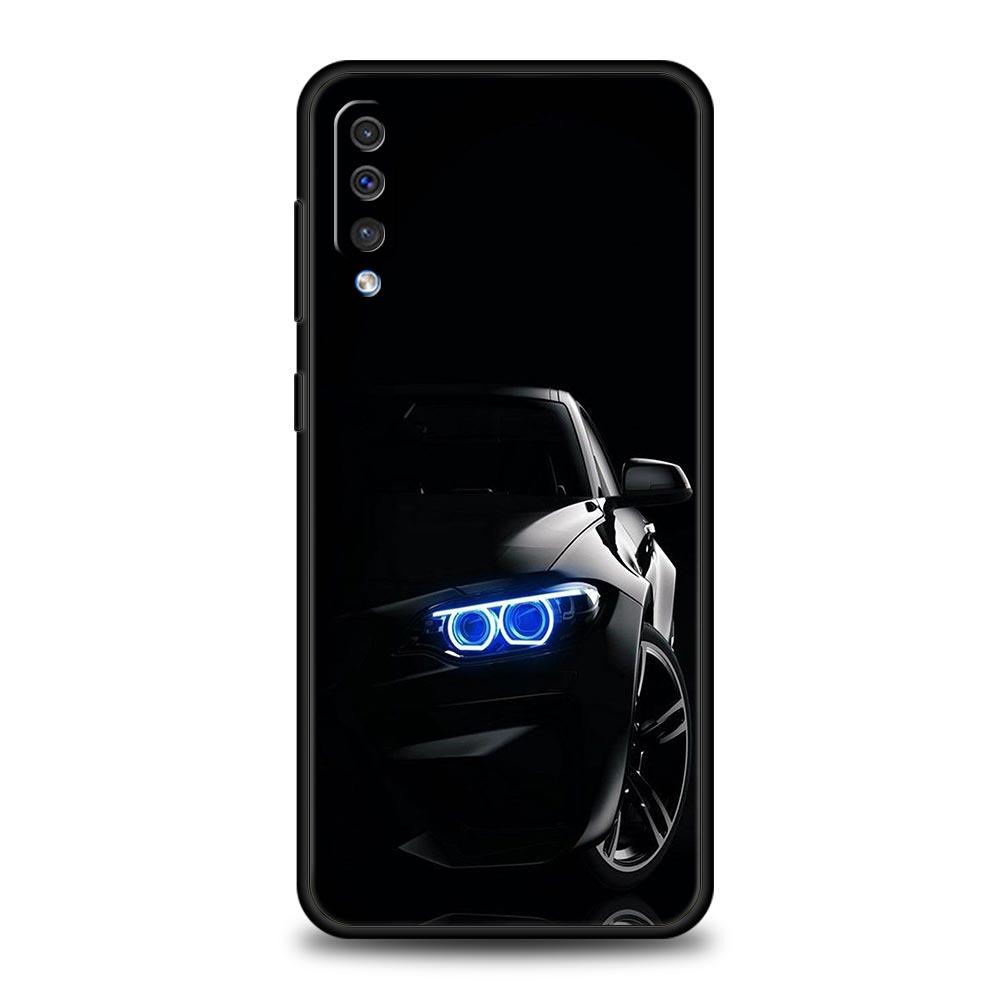 Phone Case for Samsung Galaxy A56 A54 A42 A36 A34 A26 A16 A12 A20 A22 A40 A50 A52 A06 5G Soft TPU Shell Cool Sports Black Car Samsung A06