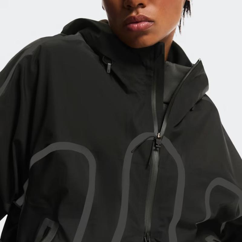 Na X Ik Collaborati Nepromokavá Bunda s Kapucí na Zip Dlouhý Rukáv Unisex bundy 1UF30080553