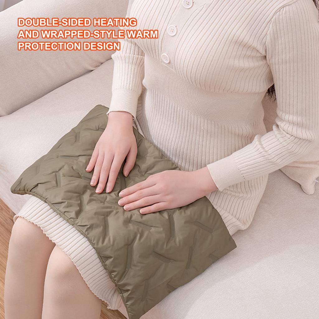USB Rechargeable Electric Heating Pad With Digital Temperature Control Explosions Proof Design