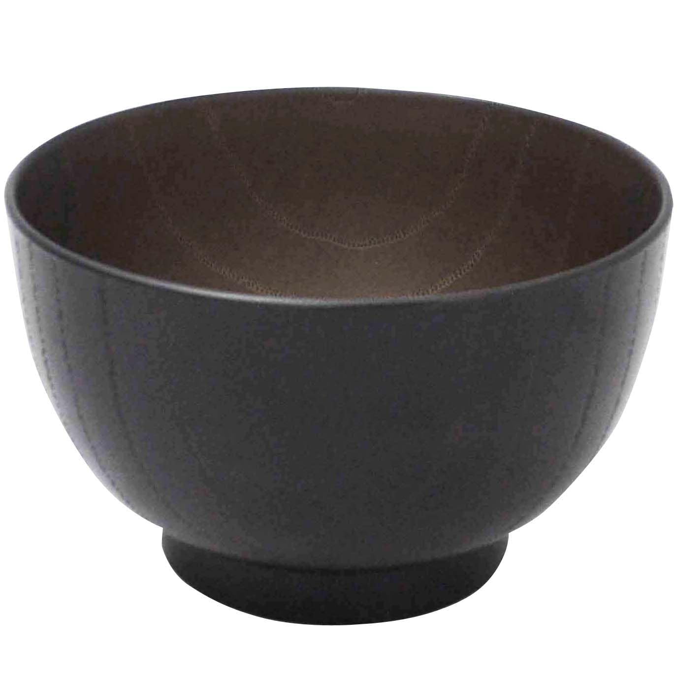 Ishida PC Soup Antibacterial Bowl, Nagomi, Black, 11.4×7.2cm [67895] чёрный