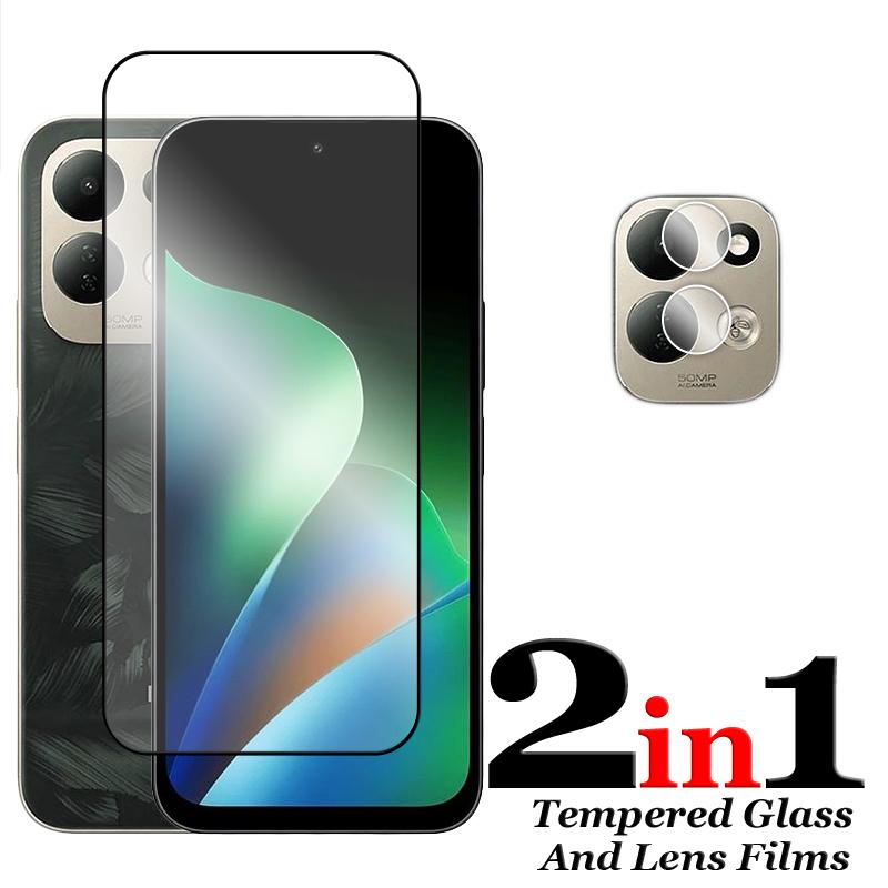 For Redmi 17 Glass For Xiaomi Redmi 17 4G 5G Tempered Glass 2.5D Full Cover Glue HD Screen Protector For Redmi 17 Lens Film 1