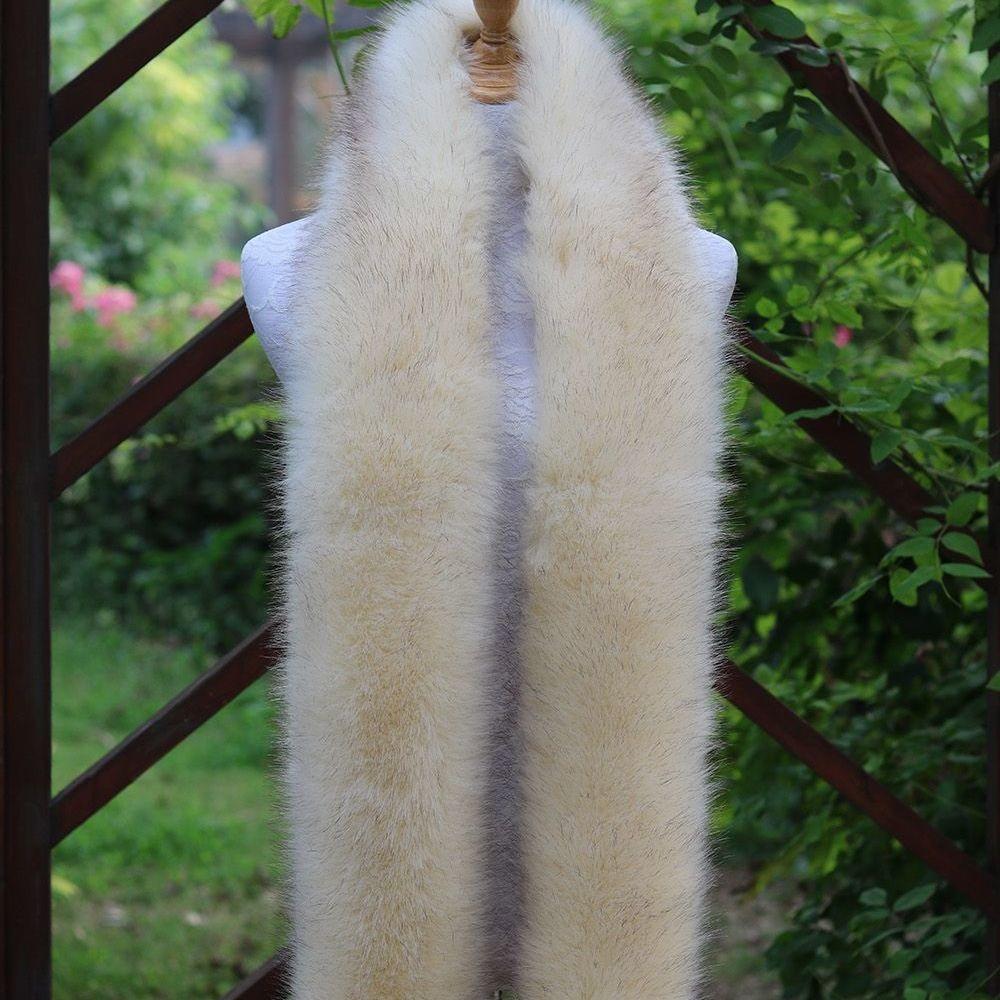 Winter Kunstfellschal Fuchs Verdickter Nerzschal Schal Schal Ausländischer Stil Warm Langer Fellkragen Schal