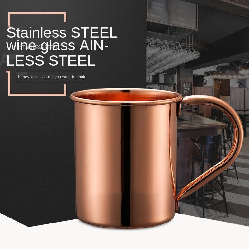 

Кружка из чистой меди, креативная медная прочная ручная работа, московская мул, коктейльная чашка для ресторана, бара, посуда для напитков, вечерние