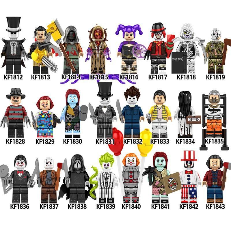 Halloween Mini Building Blocks Figure Toy Bags Set