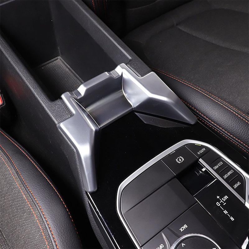For BMW 1 Series 2 Series F40 F44 -24 ABS Carbon Fiber Car Center Control Armrest Box Front Decorative Panel Car Accessories