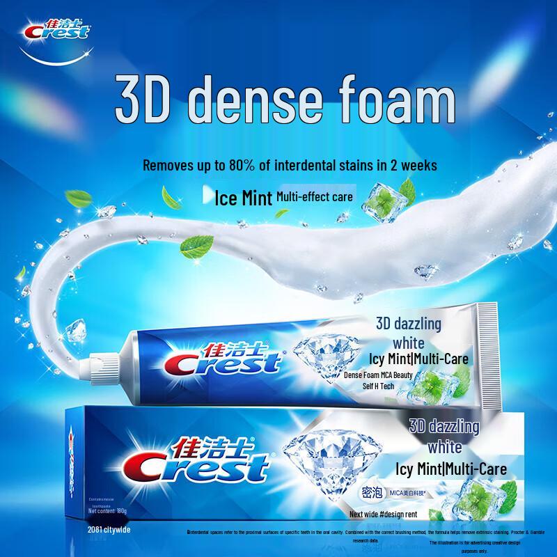 Отбеливающая зубная паста Crest 3D White Арктическая мята