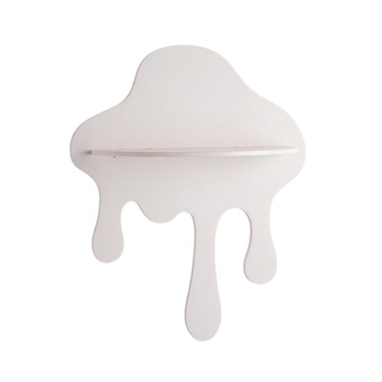 Cloud Floating Shelf Wall Mounted Shelf Decorative Small Cloud Floating Shelf for Potted Plants Figurines