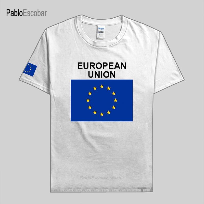 

European Union United in Diversity EU EUR men t shirt jerseys nation tshirt cotton tshirt clothing tees country flag S
