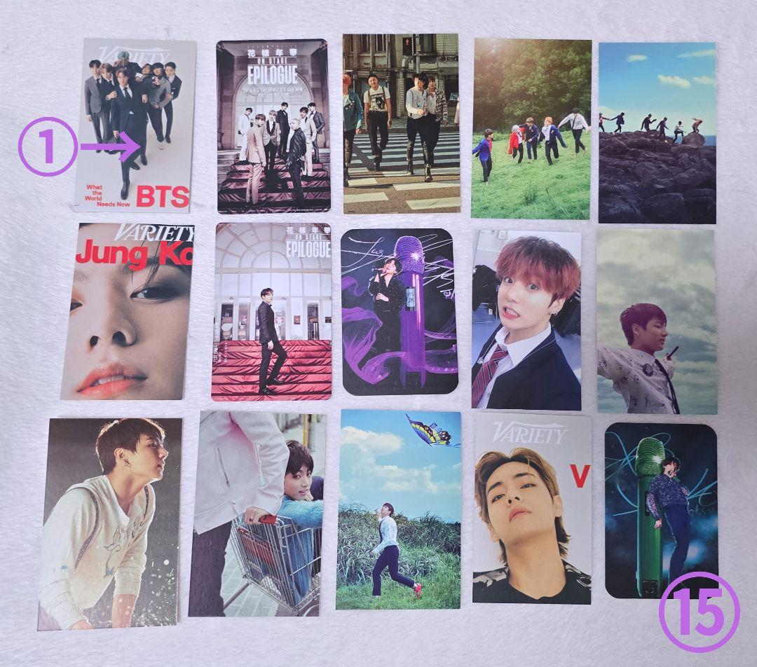 

[USED] BTS trading cards by Korean producers