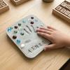Yousheng Large DIY Stepping Stone Kit, Square Handprint Stepping Stone, Mother's Day Keepsake Craft, Indoor Outdoor Garden Stone with 26 Letter Stamps