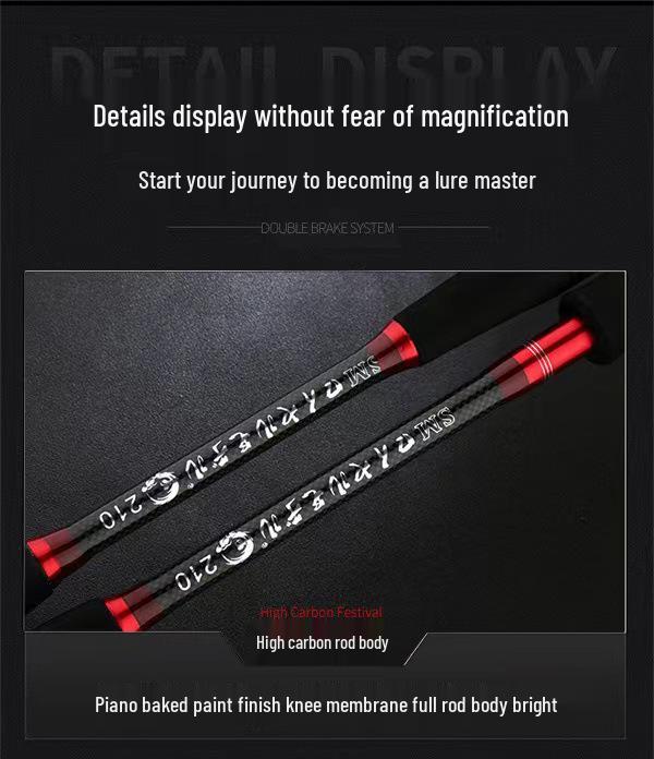 Telescopic Carbon Sea Fishing Rod: Portable & Lightweight, Multi-purpose Lure Rod