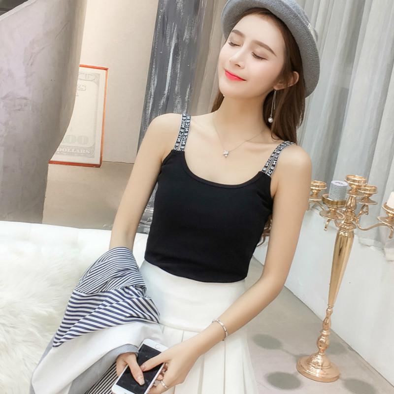 Spring and Summer Women's New Vest Slim Camisole Bottoming Shirt