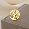Vintage Tree of Life Brooch for Women Men Stainless Steel Suit Collar Backpack Pins Badges Jewelry 2026 Gift Wholesale New