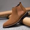 Chelsea-Stiefel für Herren aus weichem Wildleder, neue Mode für Herren, Stiefeletten, modische Slipper, Business-Schuhe, formelle Herren-Basisstiefel