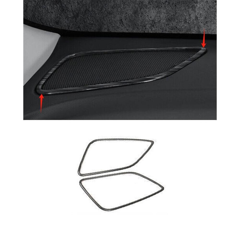 Dashboard Speaker Black Steel For Chevrolet Equinox 2018-2023 Cover Trim Audio