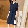 Autumn Knitted Dresses, Waist-length Skirts, Thin, Light, Mature Temperament, Mid-length Knitwear