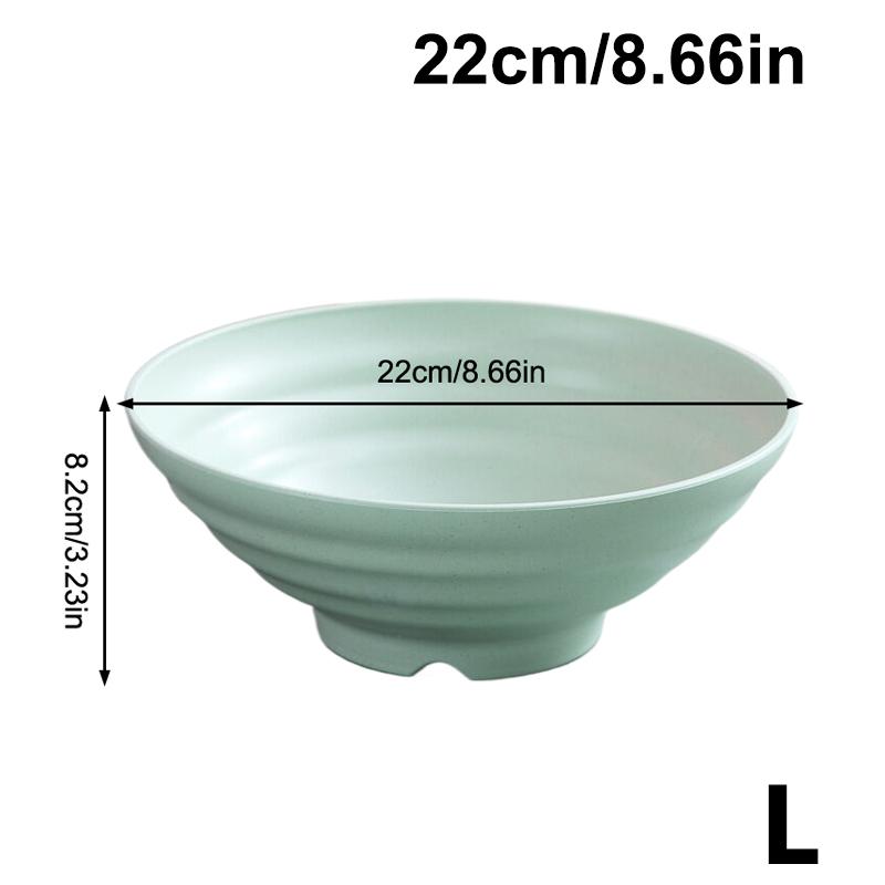 7-10inch Unbreakable Japanese Ramen Bowl Noodles Cereal Soup Salads Bowl Kitchen & Dining Tableware For Microwave And Dishwasher