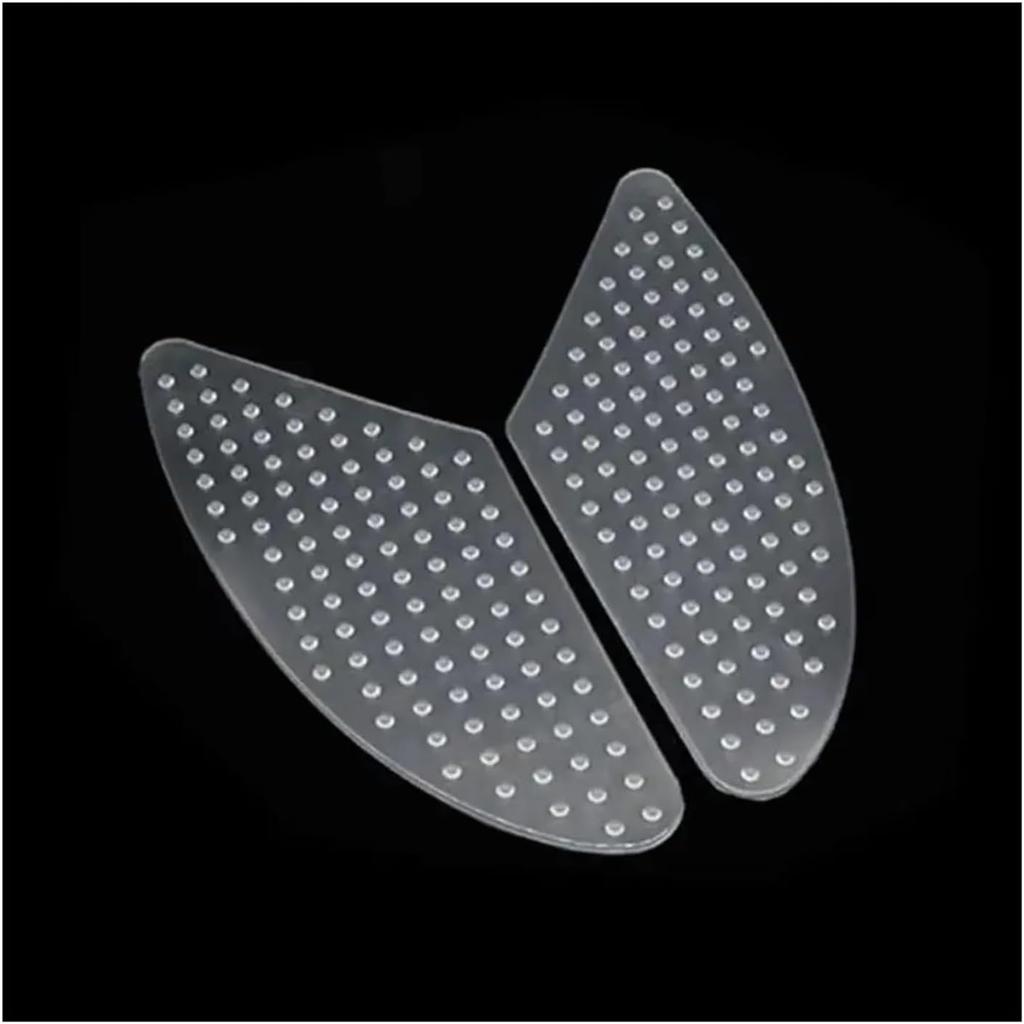 Universal Motorcycle Tank Pad Gas Tank Traction Pads Fuel Tank Grips Side Stickers Knee Grips Protector Decal Transparent