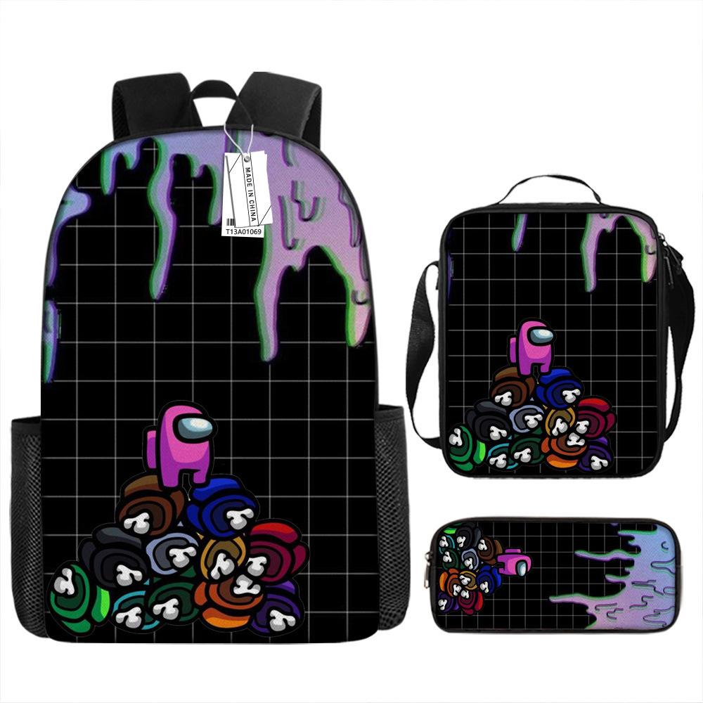 Our Middle School Student Schoolbag Cartoon Schoolbag Children's Backpack Satchel Animation