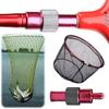 Aluminum Alloy Landing Net Head Adapter Prevent Fish Running Fish Landing Net Screw Quick Release Fish Landing Dip Net Connector
