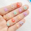 100 Colored Mini Parent-Child Turtle Jewelry - For Diy Nail Art Scrapbook Wedding Earrings And Jewelry Crafts