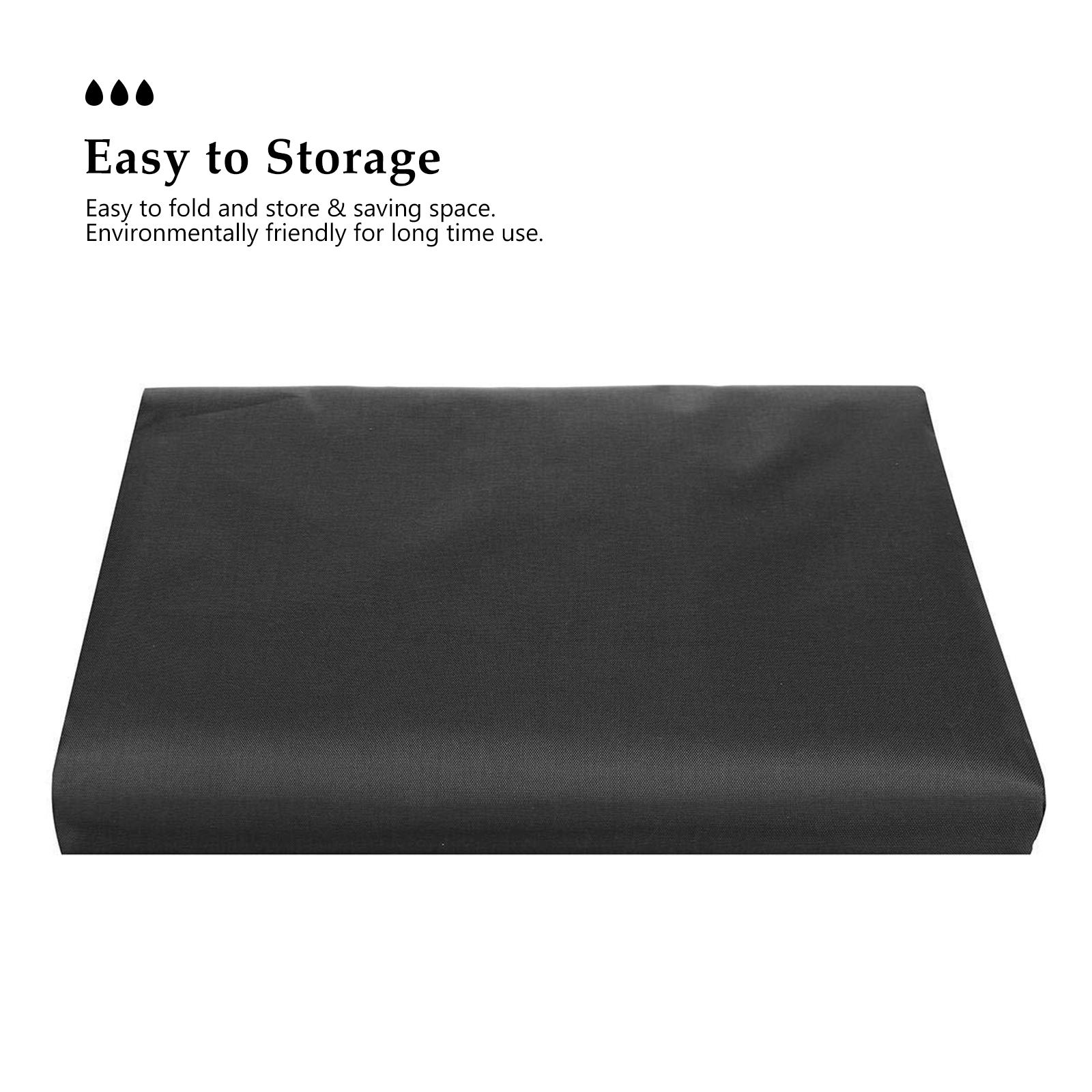 

Чехол для настольного тенниса Ткань Оксфорд Водонепроницаемый Чехол для стола для пинг-понга чёрный