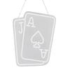 Poker LED Neon Signs Playing Cards Neon Signs for Wall Decor Bedroom Casino Bar Hotel Play Room