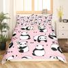Panda Cherry Blossom Quilt Cover Bedding Quilt Cover Grinding Bedding Kit Digital Printing Delivery