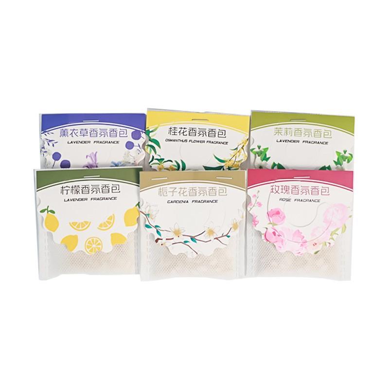 

Set of 12 Hanging Scented Sachets with Natural Fragrances for Closets Wardrobes and Cars Includes Rose Lavender Jasmine Gardenia Lemon Osmanthus One Size жёлтый