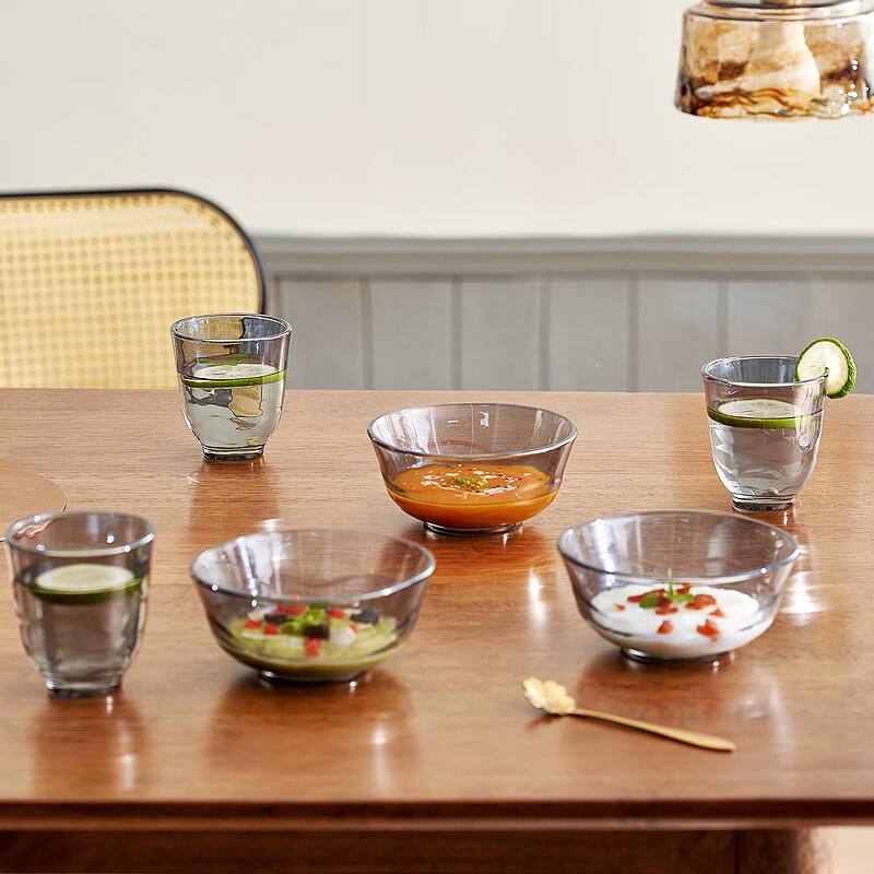 BOLIDOMI Heyan Glass Tableware 6-Piece Set