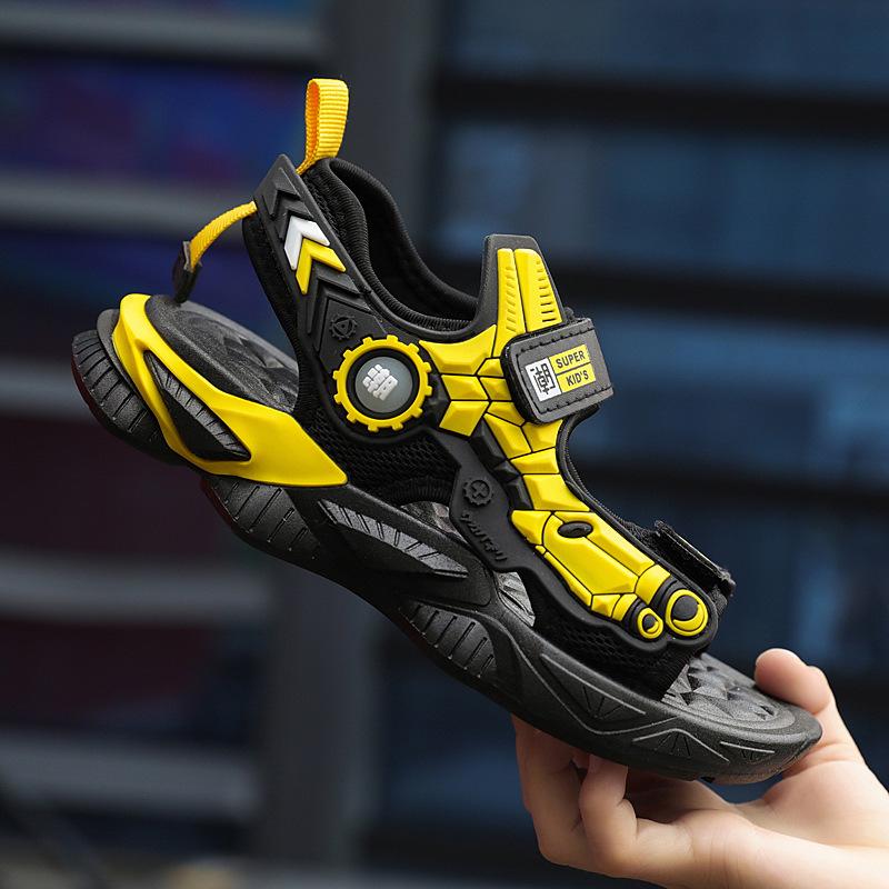 2025 Summer Boys' Non-slip Soft Sole Sandals, Children's Beach and Sports Slippers