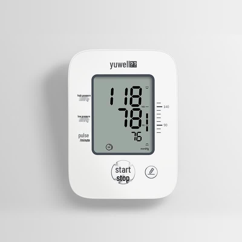 Yuwell Smart Upper Arm Blood Pressure Monitor with Voice