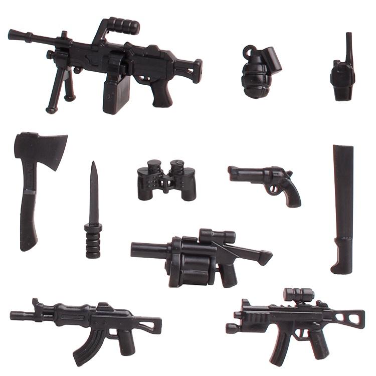 Domesticmocsplicing Building Blocks Parts Compatible With Minifigures Army Eating Chicken Doll Toy Fixture And Fitting
